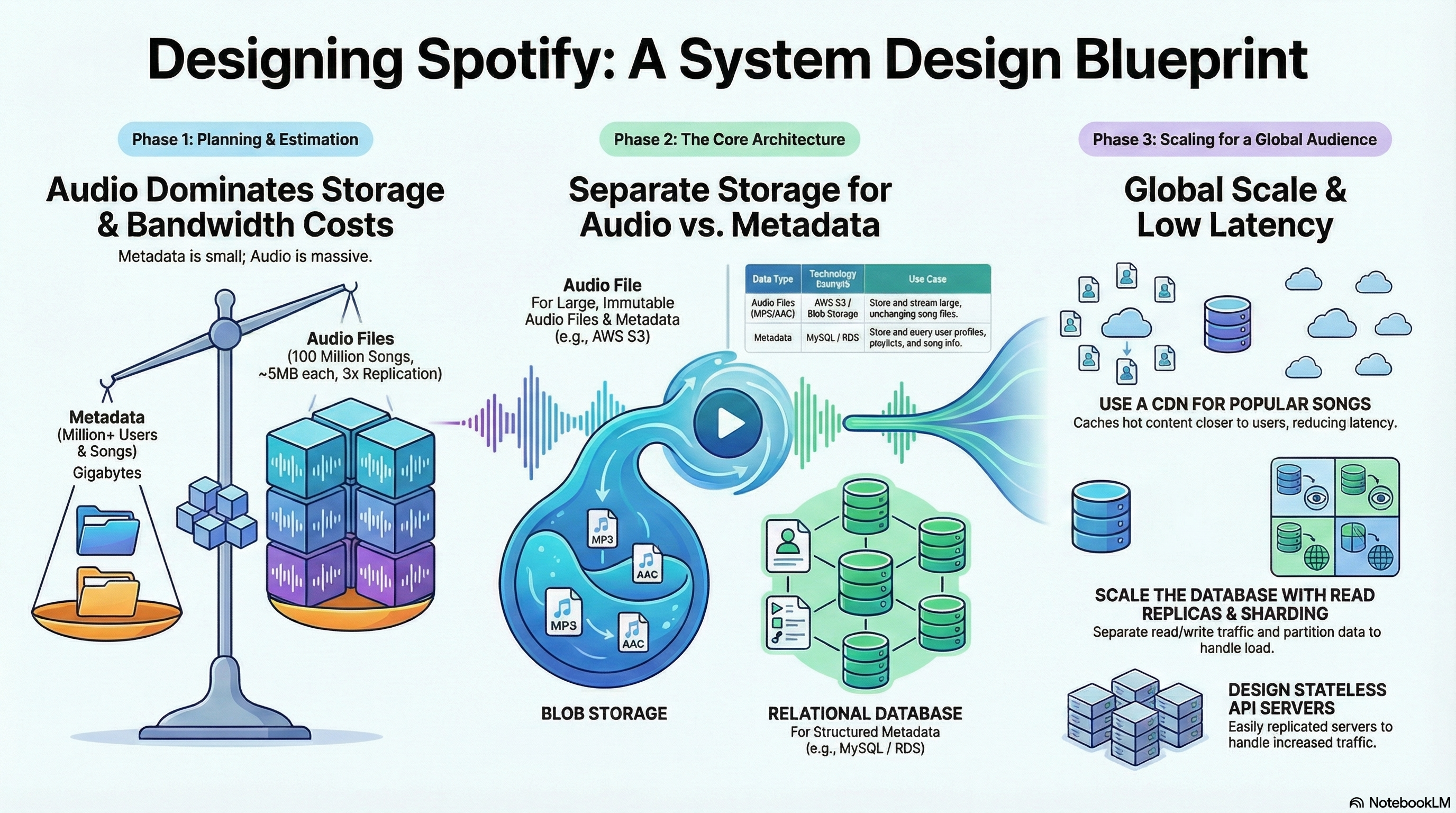 Designing Spotify: A System Design Blueprint